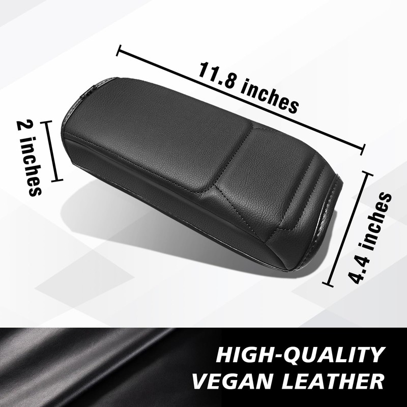 Muslogy Center Console Armrest Cover Compatible with Nissan Kicks S