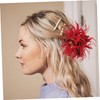 SAFIGLE Large Flower Hair Clips for Women 2-Pack Non-Slip Claw