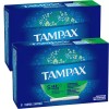Tampax 5 x Tampax Tampons Super Absorbency, Unscented 10 Ct