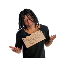 Humor Wig, Down 'N Out