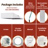 FIREGAS Range Hood 36 inch Under Cabinet, Ducted/Ductless Convertible Kitchen