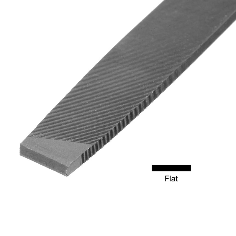 sourcing map Mill File 6 Inch 3.3mm High Carbon Steel