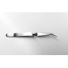 Tweezers Bent Tip Cross Locking 45 Degree Curve Cross Lock