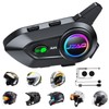 JZAQ Motorcycle Helmet Bluetooth Headset Bluetooth Helmet Speakers & Intercom