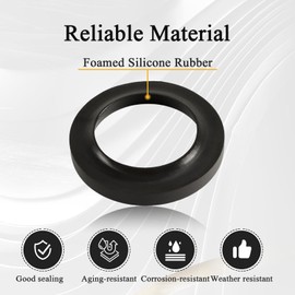 KPALAG RV Toilet Closet Flange Seal Compatible with Thetford Electra Magic Model 80 Recirculating Toilets Aqua Magic Starlite/Galaxy Toilets Standard 3-inch RV Waste Hole Replace#33239