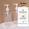 Soap Dispenser with Waterproof Labels, Thickened Plastic Hand Soap Dispenser