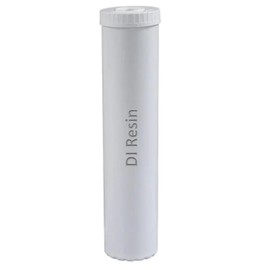 Deionization DI Big 4.5" x 20" refillable filter cartridge for spot free car wash rinsing, point of use cleaning, filters up to 99% of contaminants in water