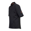 Portwest C738 Men's Professional Chef's Jacket with Air Stitches, Black,