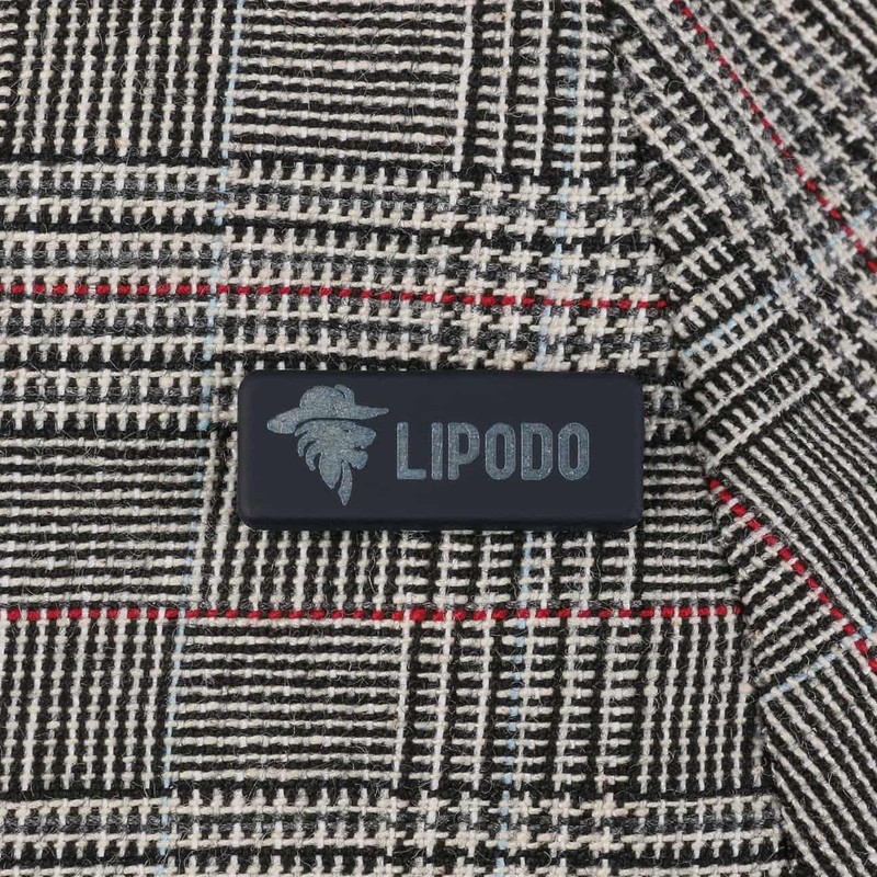 Lipodo Devron Men's Checked Flat Cap - Made in Italy