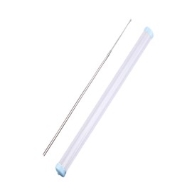 YFFSFDC Ear Peel, Stainless Steel, Extra Fine, Thin, Long, Mikaki, Ear Cleaning, Earwax, Storage Round Pipe Included