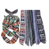 ONEYE Boho Wire Headbands for Women,Twist Bow Hair Wraps,8PCS