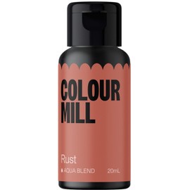 Colour Mill Aqua Blend Water-Based Food Coloring, 20 Milliliters Rust