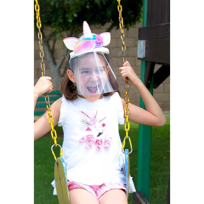Mermaids 123 Careta Protectora Infantil Unicornio Diseño Desmontable