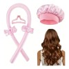 Curly Ondas En Cabello Rizos Sin Calor Tubo Con 2