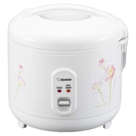 Zojirushi NS-RPC10FJ Rice Cooker and Warmer, 1.0-Liter, Tulip