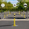 OrangeStar 42 Inch Safety Bollard - Heavy Duty PVC Traffic
