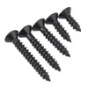 MACHSWON 50 PCS Hex Head Screw Bolts M5*25mm Carbon Steel