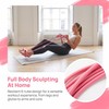 6-tube Pedal Resistance Bands with Handle，Sit-Up Training Equipment(pink)