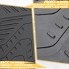 SAUTVS TPE Anti-Slip Floor Mats for Can-Am Maverick R, Front