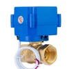 1" Motorized Ball Valve Brass Ball Valve with Standard Port,