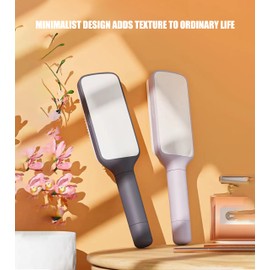 LEKAYIHU Self Cleaning Hair,Brush Brush with Retractable Bristles for Women Long Thick Hair (Purple)