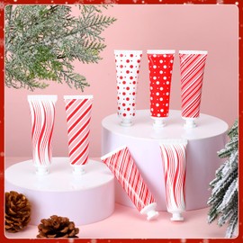 Dansib Christmas Candy Cane Lotions Bulk Holiday Peppermint Candy Scented Hand Cream Christmas Party Gifts Stocking Stuffers Bulk Employee Staff Appreciation Team Thank You Gifts for Coworkers(5 Pcs)