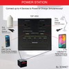 Sonnet Alarm Clock Charging Station, AM FM Radio, Dual USB