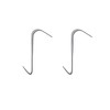 T Tulead Black Molding Hooks Metal Picture Rail Hangers Picture