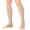 Medical Compression Socks and Thrombosis Stockings with Open Toe for