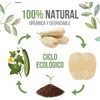 5 Esponja Vegetal Exfoliante Lufa 100% Natural Limpieza Corporal Elimina