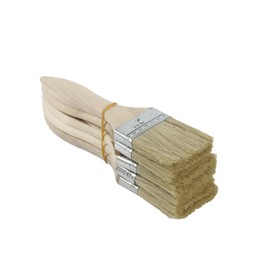 logyues 2 Inch Paint Stains Brush Wood Handles Brush Pack of 20