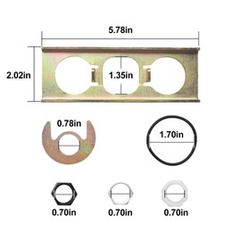 Kitchen Faucet Rapair Kit for Moen 113173 Mounting Hardware Service Kit for Moen Kitchen Faucet Parts,Mounting Hardware Kit
