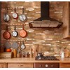 5 - Sheet Peel and Stick Backsplash Wall Tile, PVC
