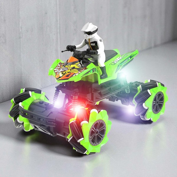 RC Stunt Quad 4WD Crawler, Monster Truck, Remote Controlled Car