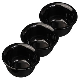 BIUDECO 3pcs Durable Mens Shaving Bowls Stylish Household Shave Cup for Easy Lathering Portable Shaving Tool for Travel Stable Base Design