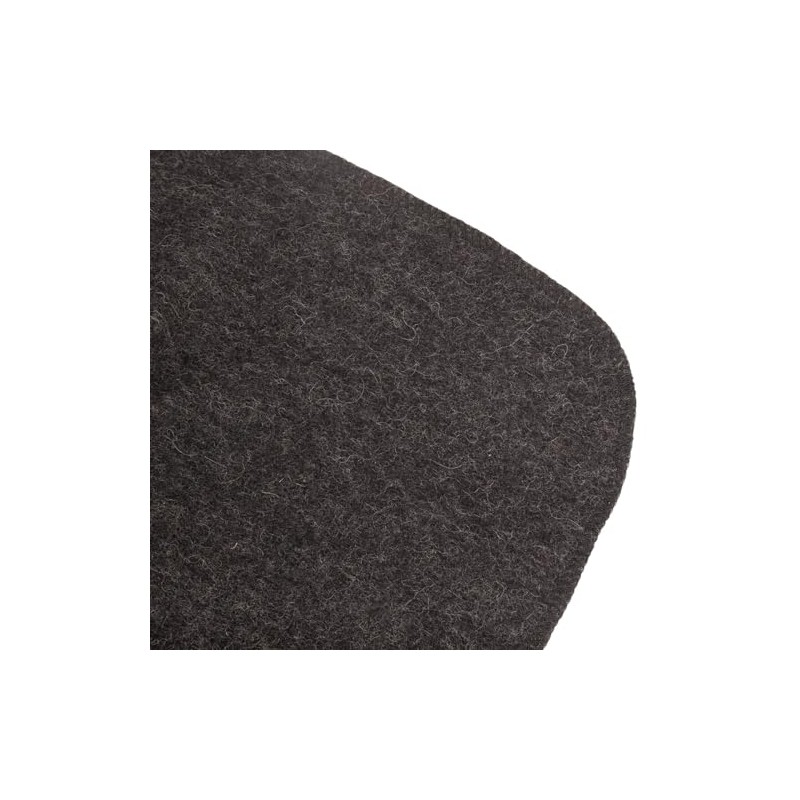 Curaplex Wool Blend Gray Blanket, 66" X 90"