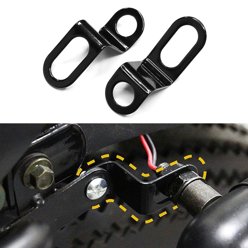 XuJJunB 2Pcs Stainless Steel Stay Motorcycle Auxiliary Light Bracket Angle