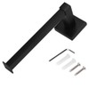 Black Wall Mounted Rack Toilet Roll Paper Holder Bathroom Tissue