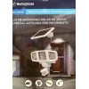 Westinghouse Lámpara Solar Seguridad Tripe Cabeza Westinghouse 2000 Lumen