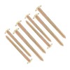 CAXUSD 8pcs Stainless Steel Survey Stakes Garden Stake for Yard