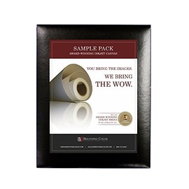 Breathing Color Photo Paper Sample Pack with Vibrance Line of Products Including Luster (10 mil, 255 gsm), Photo Matte (8 mil, 230 gsm), Metallic (10 mil, 255 gsm), and Gloss (10 mil, 255 gsm)