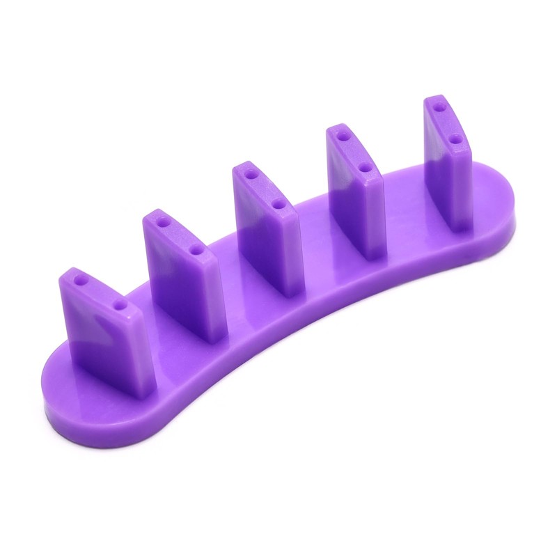 Rolabling 3pcs False Nail Art Tips Practice Display Stand Tool