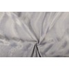 Faux Fur Pony Skin Velboa Fabric Material - Silver, 1MTR
