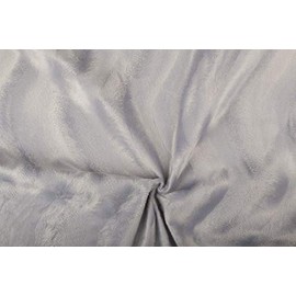 Faux Fur Pony Skin Velboa Fabric Material - Silver, 1MTR 150cmx100cm