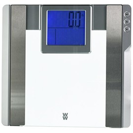 Weight Watchers Scales by Conair Scale for Body Weight, Digital Bathroom Scale with Body Fat and BMI in Large Display Clear