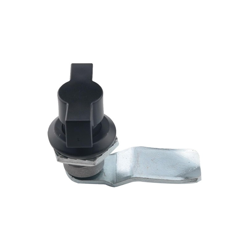 WELWIK 2PCS Black Zinc Alloy Thumb Operated Offset Cam Lock