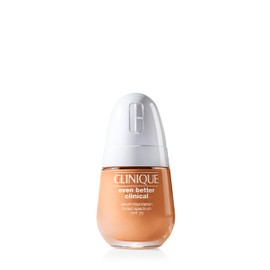 Clinique Even Better Clinical Serum Full Coverage Hydrating Foundation Broad Spectrum SPF 25 With Vitamin C, Salicylic Acid + Hyaluronic Acid For Oily Skin Types, Pecan