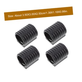 Tofficu 50pcs Durable Chair Leg Caps U Shaped Floor Glides for Furniture Feet Protection Non Slip Pads for Home Office Use Prevents Scratches Marks Hard Floors