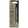 Parker Ball Point Pen Refills, Medium Point, Black Ink