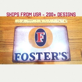 FOSTERS Australian Beer Sign Fosters Tin Foster's Australian Beer Metal Gifts